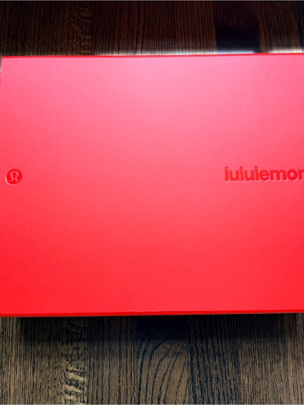 lululemon athletica Bright Red Storage or Gift Box